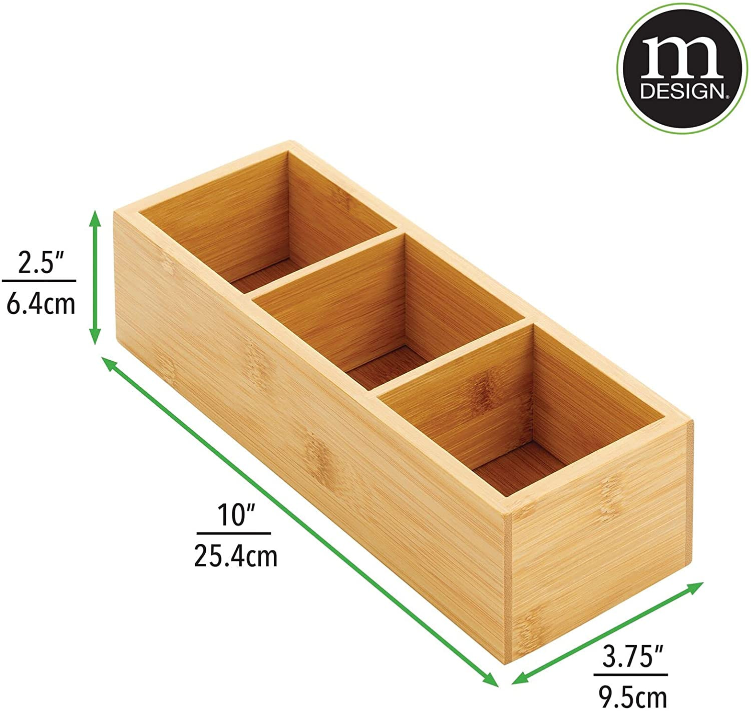 Bamboo Tea & Coffee Organizer Box Host Boise